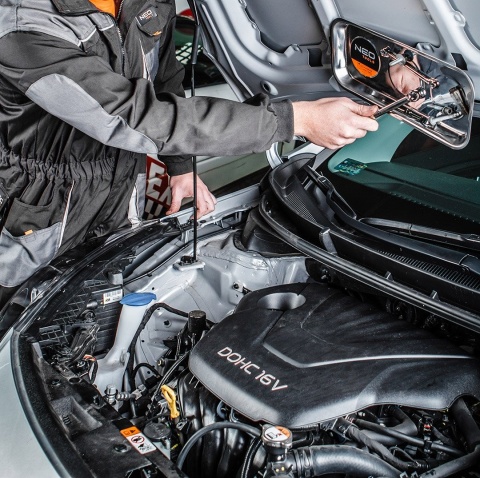 MISKA MAGNETYCZNA, PROSTOKĄTNA 245 X 145 MM z trwałej stali nierdzewnej 11-614 NEO TOOLS