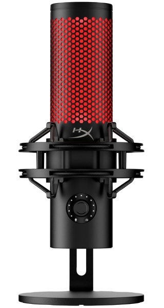 Mikrofon HyperX QuadCast 2 USB, podświetlenie na czerwono, streaming, gaming, podcasty, 872V1AA