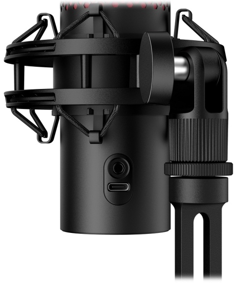 Mikrofon HyperX QuadCast 2 USB, podświetlenie na czerwono, streaming, gaming, podcasty, 872V1AA