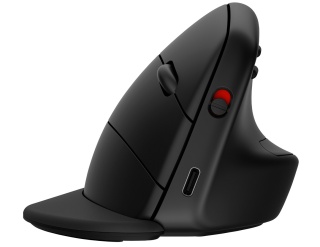Mysz bezprzewodowa HP 925 Ergonomic Vertical czarna, pionowa ergonomiczna, odbiornik USB lub Bluetooth 5.3 6H1A5AA