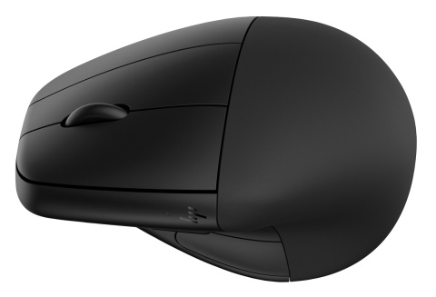 Mysz bezprzewodowa HP 925 Ergonomic Vertical czarna, pionowa ergonomiczna, odbiornik USB lub Bluetooth 5.3 6H1A5AA