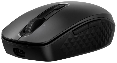 Mysz bezprzewodowa programowalna HP 695 Rechargeable Qi, Bluetooth, czarna, cichy klik, 8F1Y4AA