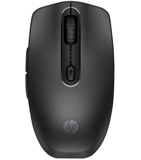 Mysz bezprzewodowa programowalna HP 695 Rechargeable Qi, Bluetooth, czarna, cichy klik, 8F1Y4AA