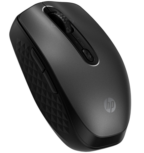 Mysz bezprzewodowa programowalna HP 695 Rechargeable Qi, Bluetooth, czarna, cichy klik, 8F1Y4AA