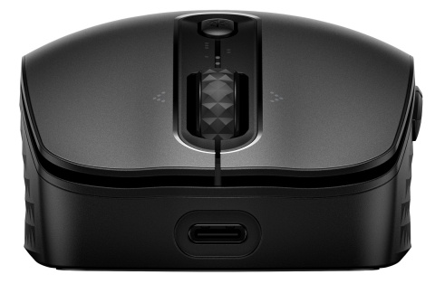 Mysz bezprzewodowa programowalna HP 695 Rechargeable Qi, Bluetooth, czarna, cichy klik, 8F1Y4AA