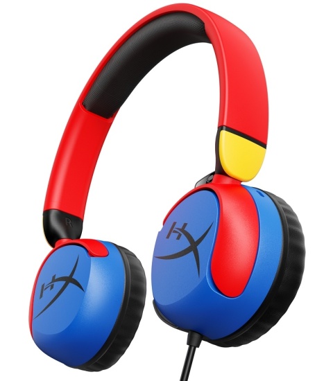 Słuchawki przewodowe gamingowe nauszne HyperX Cloud Mini Multicolor dla dzieci, głośność do 85dB, 7G8F3AA