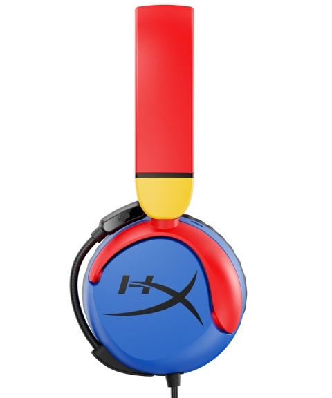 Słuchawki przewodowe gamingowe nauszne HyperX Cloud Mini Multicolor dla dzieci, głośność do 85dB, 7G8F3AA