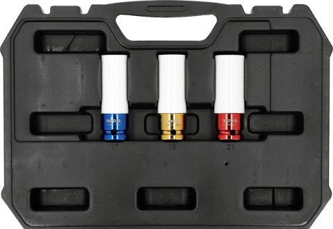 ZESTAW NASADEK UDAROWYCH DŁUGICH 1/2'' 18 SZTUK YATO YT-10566