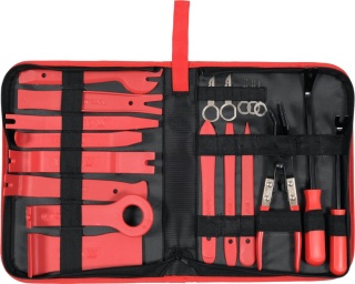 ZESTAW ŚCIĄGACZY ŚCIĄGACZE DO TAPICERKI RADIA WYMIJAKI DO DEMONTAŻU SPINEK YT-08442 YATO