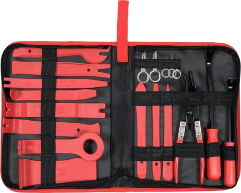 ZESTAW ŚCIĄGACZY ŚCIĄGACZE DO TAPICERKI RADIA WYMIJAKI DO DEMONTAŻU SPINEK YT-08442 YATO