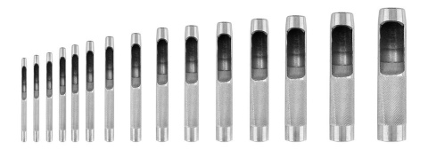 Zestaw 15 przebijaków do wycinania otworów średnica 2-22 mm etui NEO TOOLS