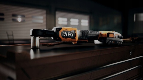 Bezszczotkowa Grzechotka 1/4" 18V Akumulatorowa 61Nm Spust o zmiennej prędkości AEG BSS18R14BL-0