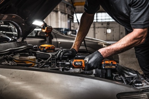 Bezszczotkowa Grzechotka 1/4" 18V Akumulatorowa 61Nm Spust o zmiennej prędkości AEG BSS18R14BL-0