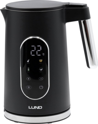 CZAJNIK ELEKTRYCZNY 2200 W 1,7 L CZARNY Z REGULACJĄ TEMPERATURY 40-100° 68228 LUND