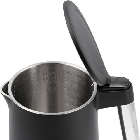 CZAJNIK ELEKTRYCZNY 2200 W 1,7 L CZARNY Z REGULACJĄ TEMPERATURY 40-100° 68228 LUND