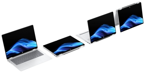 Dotykowy 2w1 HP OmniBook 5 Flip 14 2K IPS Intel Core 7 150U 10-rdzeni 16GB LPDDR5 1TB SSD NVMe Windows 11 Active Pen