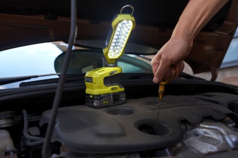 Lampa akumulatorowa Ryobi R18ALP-0 18V 900 lumenów przenośne oświetlenie LED do warsztatu i domu