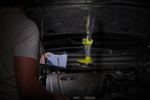 Lampa panelowa składana i gotowa do pracy lampe można obracać o 325° LED 18V Ryobi RSL18-0