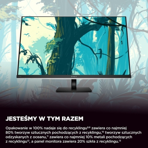 Monitor HP OMEN Transcend 32 4K Gaming UltraHD QD-OLED 240Hz HDR 31.5 cali 3840x2160 HDMI DisplayPort USB-C 9R181AA