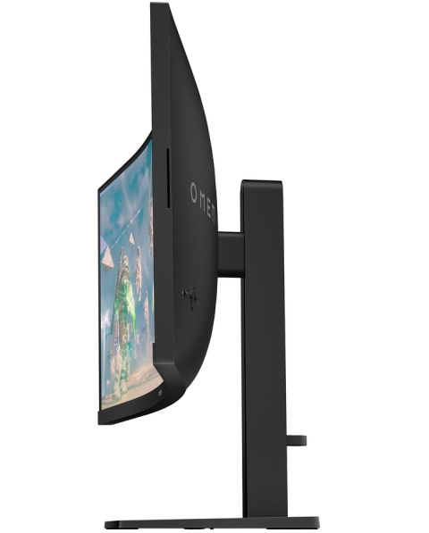 Monitor HP Omen 34c Curved Gaming WQHD VA 165Hz HDR 400 34 cale 3440x1440 HDMI DisplayPort VESA AMD FreeSync