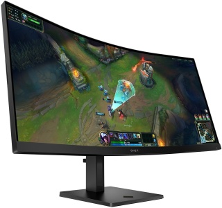 Monitor HP Omen 34c G2 Curved Gaming WQHD VA 180Hz HDR 400 34 cale 3440x1440 HDMI DisplayPort VESA AMD FreeSync