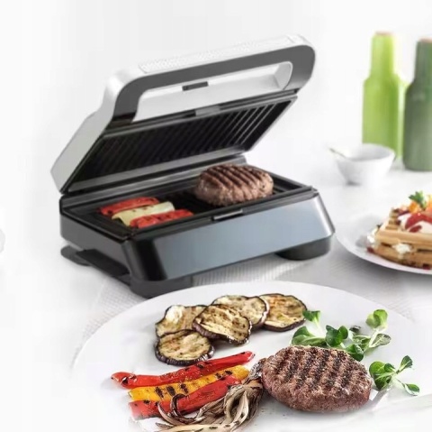 Opiekacz do kanapek gofrów panini Snack Maker 5 800 W srebrny/szary Braun SM5038