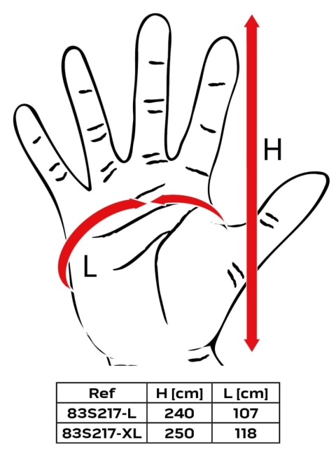RĘKAWICE NITRYLOWE 100 SZTUK ROZMIAR L 83S217-L TOPEX