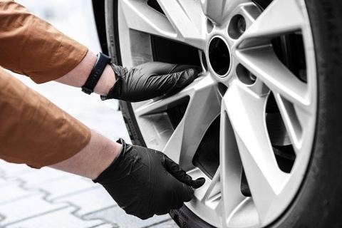 RĘKAWICE NITRYLOWE 100 SZTUK ROZMIAR L 83S217-L TOPEX