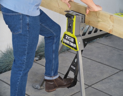 STÓŁ WARSZTATOWY ROBOCZY KOBYŁKA ZE SZCZĘKAMI ZACISKOWYMI WYTRZYMAŁA STAL RSTSJ150 RYOBI