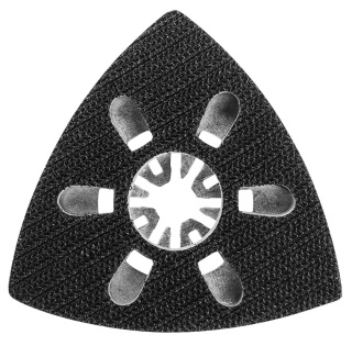 Stopa szlifierska z rzepem 83x83x83 mm szybkozłączna do precyzyjnej obróbki kompatybilna z systemem NEO TOOLS 58-013