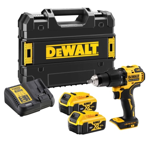 Wiertarko Wkrętarka udarowa 18 V 5 ah 65 Nm SILNIK BEZSZCZOTKOWY DeWalt DCD709P2T