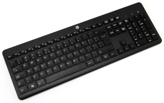 Bezprzewodowa klawiatura HP 230 czarna pełnowymiarowa z blokiem numerycznym 3L1E7AA QWERTY (duży enter)