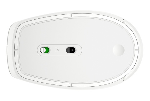 Bezprzewodowa klawiatura i mysz HP 650 biała pełnowymiarowa z blokiem numerycznym 4R016AA QWERTY (duży enter)