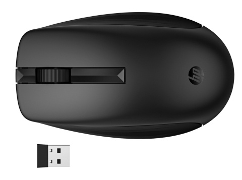 Bezprzewodowa klawiatura i mysz HP 650 czarna pełnowymiarowa z blokiem numerycznym 4R013AA QWERTY (duży enter)