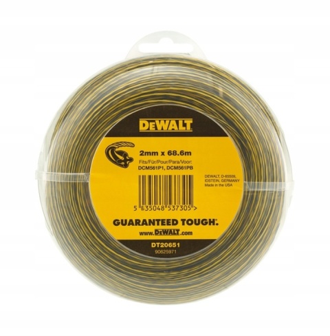 DEWALT ŻYŁKA DO PODKASZARKI 2MM X 68MM DT20651