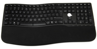 Klawiatura bezprzewodowa HP 680 Comfort Dual-Mode Bluetooth czarna pełnowymiarowa z blokiem num. 8T6L8AA QWERTY (duży enter)