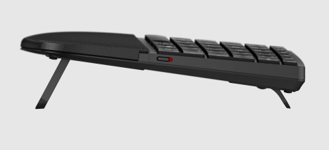 Klawiatura bezprzewodowa HP 680 Comfort Dual-Mode Bluetooth czarna pełnowymiarowa z blokiem num. 8T6L8AA QWERTY (duży enter)