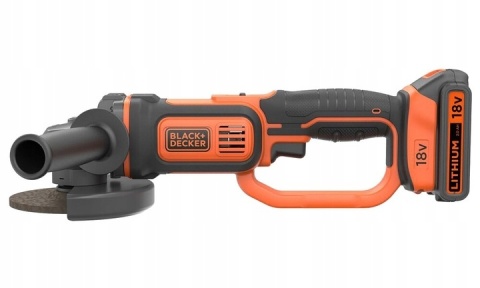 Szlifierka kątowa 18V 125mm M14 Black & Decker BCG720 + aku 4.0Ah