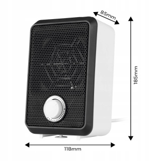 TERMOWENTYLATOR BIURKOWY 600W 90-129