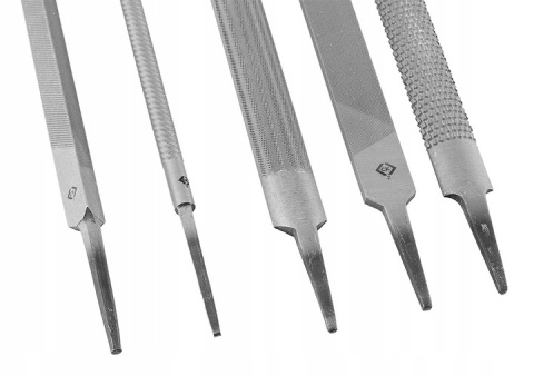 Uchwyt do pilników zestaw 5 pilników +1 uchwyt NEO TOOLS 44-652