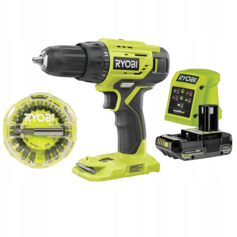 Wkrętarka Ryobi zasilanie akumulatorowe 18 V R18DD4-1C20CO