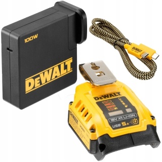 Zestaw do ładowania DEWALT DCB094K z adapterem USB 5A 100W