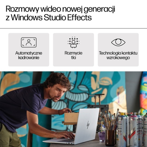 Dotykowy HP ENVY 17 FullHD IPS Intel Core Ultra 5 125H 14-rdzeni 16GB DDR5 512GB SSD NVMe Windows 11 - OUTLET