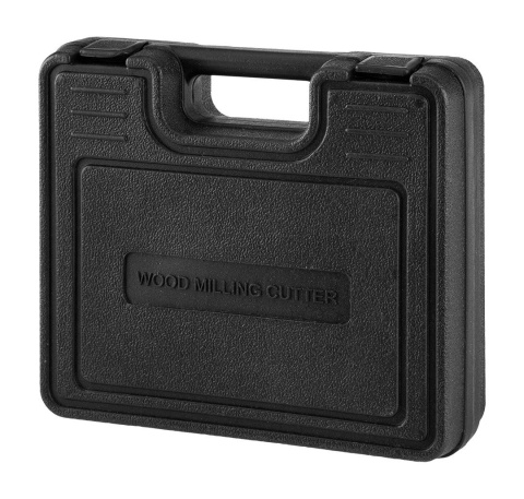 Frezy do drewna widiowe trzpień 8 mm zestaw 12 sztuk frezów GRAPHITE 56T614