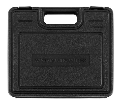 Frezy do drewna widiowe trzpień 8 mm zestaw 12 sztuk frezów GRAPHITE 56T614