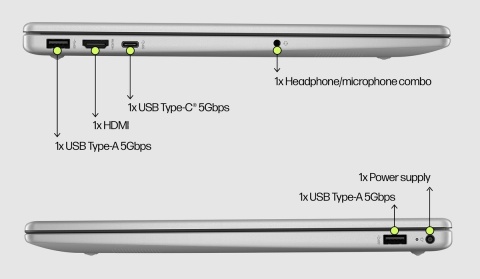 HP 15 FullHD Intel N100 4-rdzenie 4GB DDR4 128GB UFS Windows 11 S