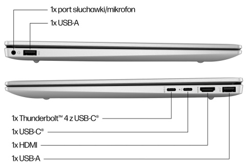 HP Pavilion Plus 14 WQXGA IPS 120Hz Intel Core i5-1335U 10-rdzeni 16GB LPDDR5x 512GB SSD NVMe Windows 11 - OUTLET