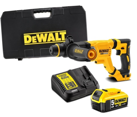 Młotowiertarka 18V XR 3.0J SDS-PLUS 1x5.0Ah z silnikiem bezszczotkowym DEWALT DCH263P1