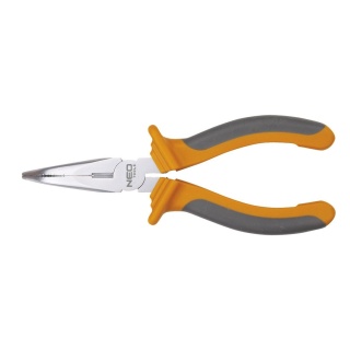 Szczypce wydłużone wygięte 200 mm precyzyjne trwałe do pracy w trudno dostępnych miejscach 01-016 NEO TOOLS