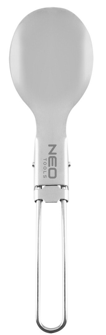 Sztućce turystyczne składane ze stali nierdzewnej 3 w 1 certyfikat LFGB 63-148 NEO TOOLS